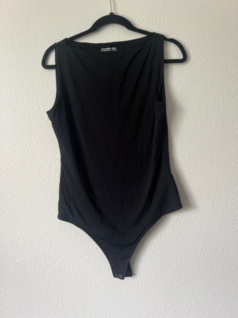 Abercrombie Modal-Blend Black Bodysuit Large